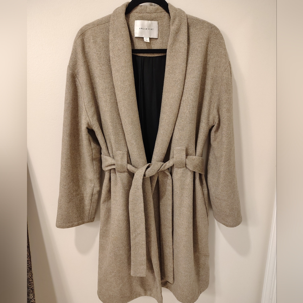 Amour Vert Wool Blend Coat